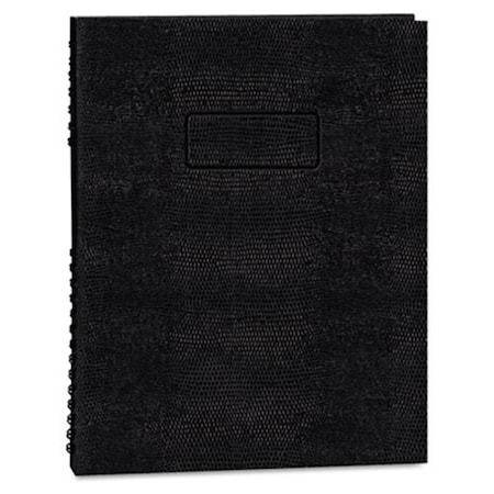 Salurinn Supplies Exec Wirebound Notebook- College/Margin Rule- 8-1/2 x 11- BLK- 200 Sheets SA1690542